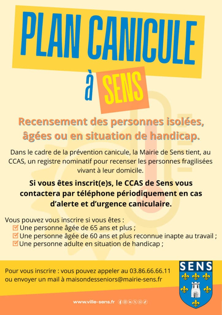 2025 plan canicule flyer page 1