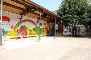 travaux désimperméabilisation cour ecole gaston marnot suite aout HELENE (3)