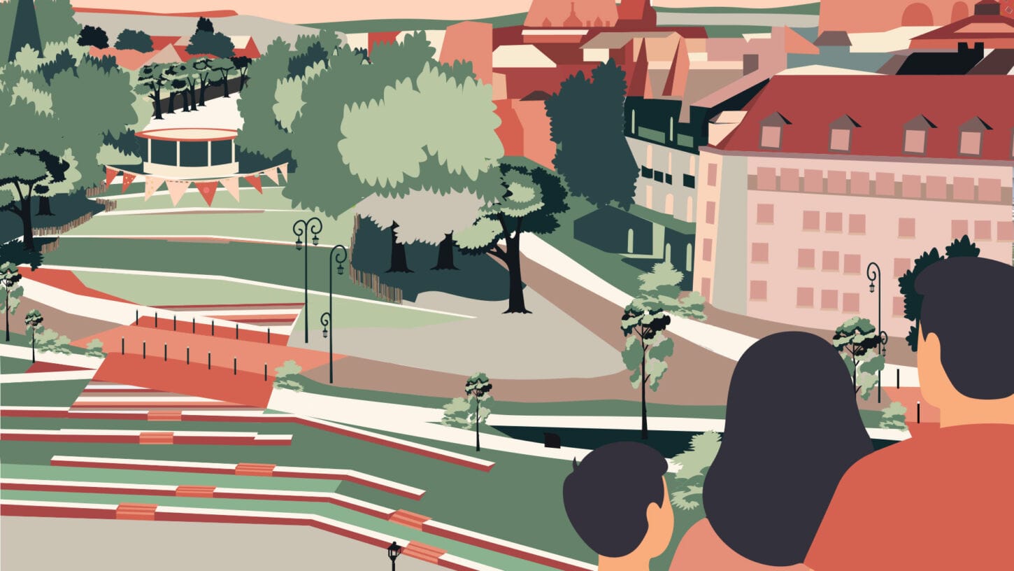 inauguration des promenades site