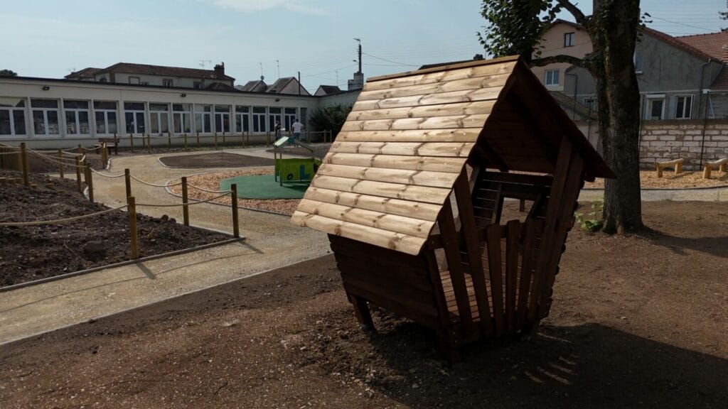 travaux cour école désimperméabilisation chaillots drone helene (9)